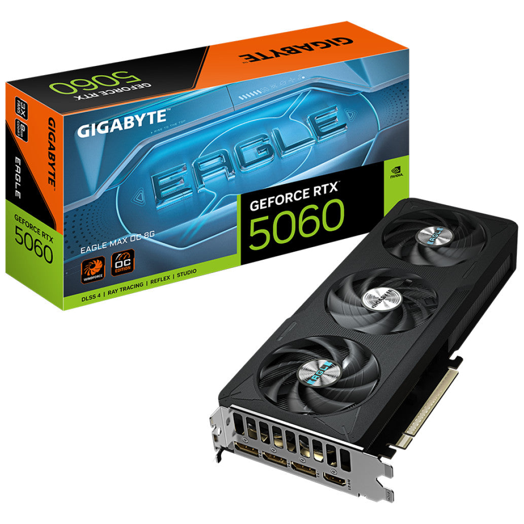 Grafična kartica nVidia RTX5060 GigaByte Eagle MAX OC - 8GB GDDR7 (GV-N5060EAGLEMAX OC-8GD)