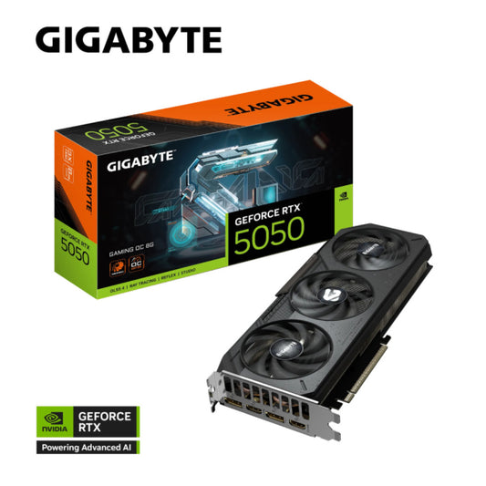 Grafična kartica nVidia RTX5050 GigaByte Gaming OC - 8GB GDDR6 (GV-N5050GAMING OC-8GD)