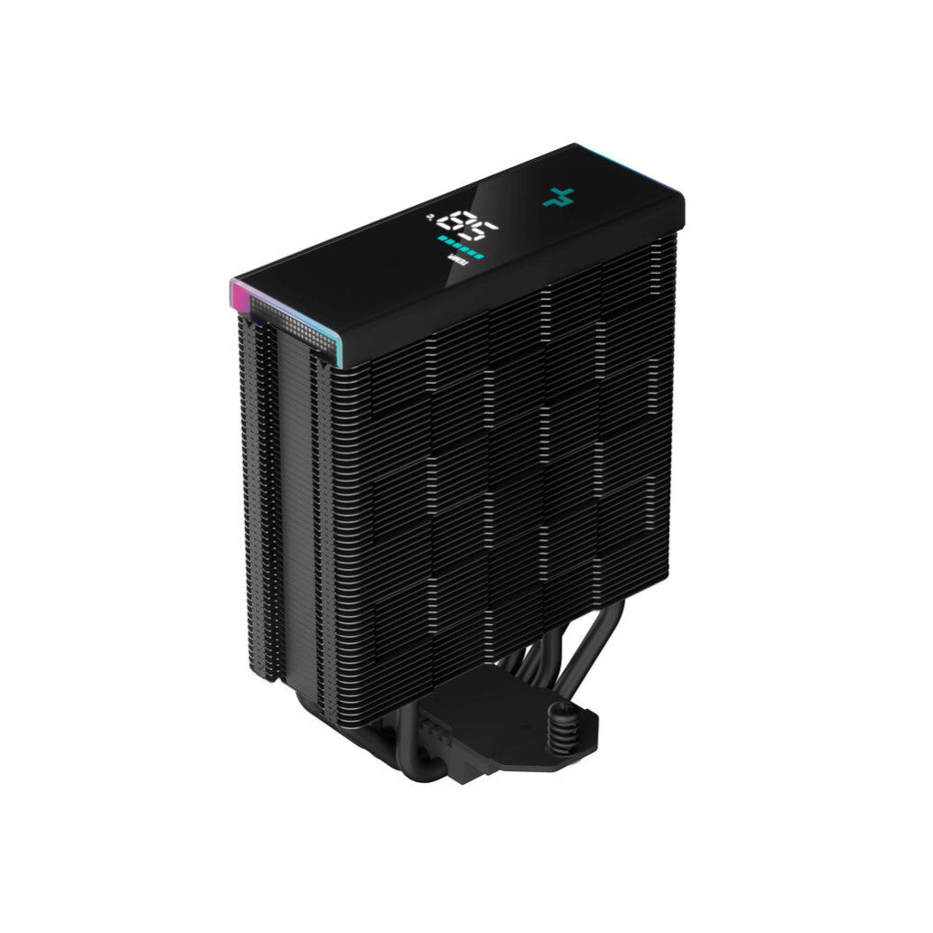 Zračni hladilnik DeepCool AK400 Digital - 120mm 28 dB 156mm ARGB črna (R-AK400-BKADMN-G)