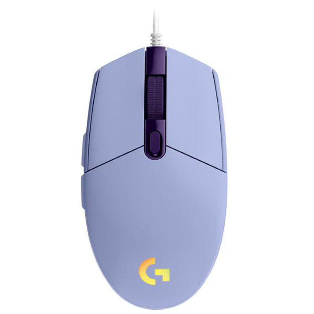 Gaming miška Žična Logitech G102 LightSync, vijolična (910-005854)