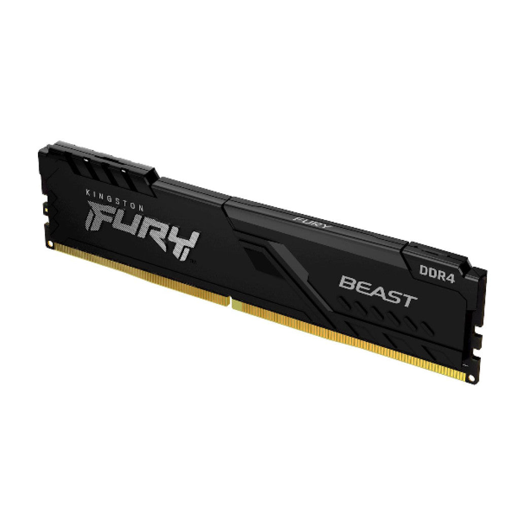 DDR4 16GB 3200MHz CL16 Single (1x16GB) Kingston Fury Beast XMP2.0 1,35V Gaming črna (KF432C16BB/16)