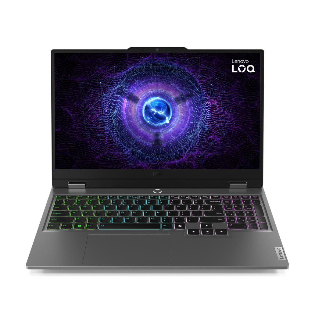 Prenosnik Lenovo 39,6 cm (15,6") LOQ 15 1920x1080 IPS G-SYNC 300nit 144Hz i7-13650HX/32GB/512GB/BL/RTX4050-6GB/DOS (83DV01EHSC)
