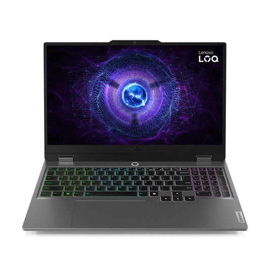 Prenosnik Lenovo 39,6 cm (15,6") LOQ 15 1920x1080 IPS G-SYNC 300nit 144Hz i7-13650HX/32GB/512GB/BL/RTX4050-6GB/DOS (83DV01EHSC)