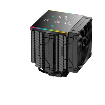Zračni hladilnik DeepCool AK620 Digital SE - 120mm 28 dB 161mm ARGB črna (R-AK620-BKADMN-GJD)