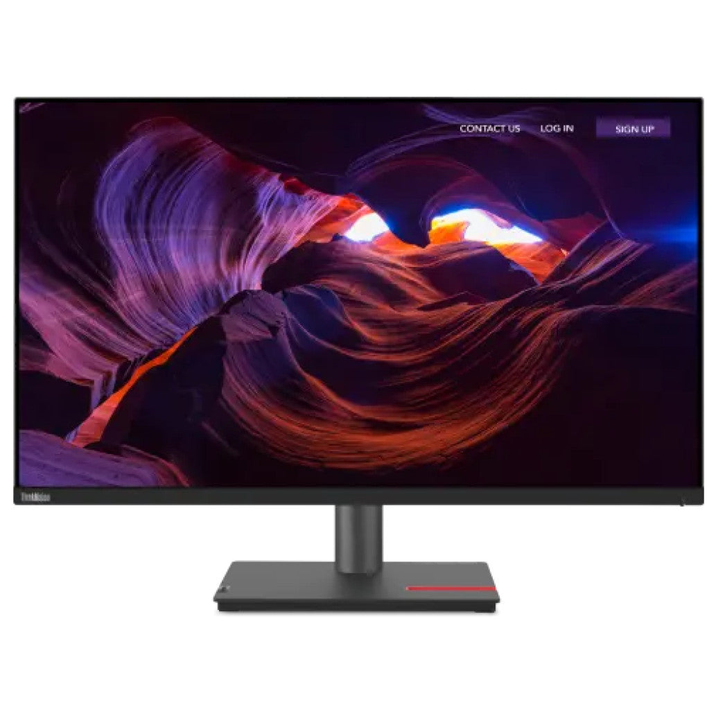 Monitor Lenovo 80 cm (31,5") P32p-30 3840x2160 Grafika IPS 4ms HDMI DisplayPort Thunderbolt4 USB-C 100W Thunderbolt4-Out 4xUSB3.2 Pivot  DCI-P3-95% RJ45 KVM ThinkVision črna