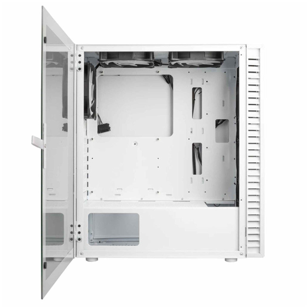 Ohišje Kolink OBSERVATORY HF GLASS MidiATX - bela ARGB