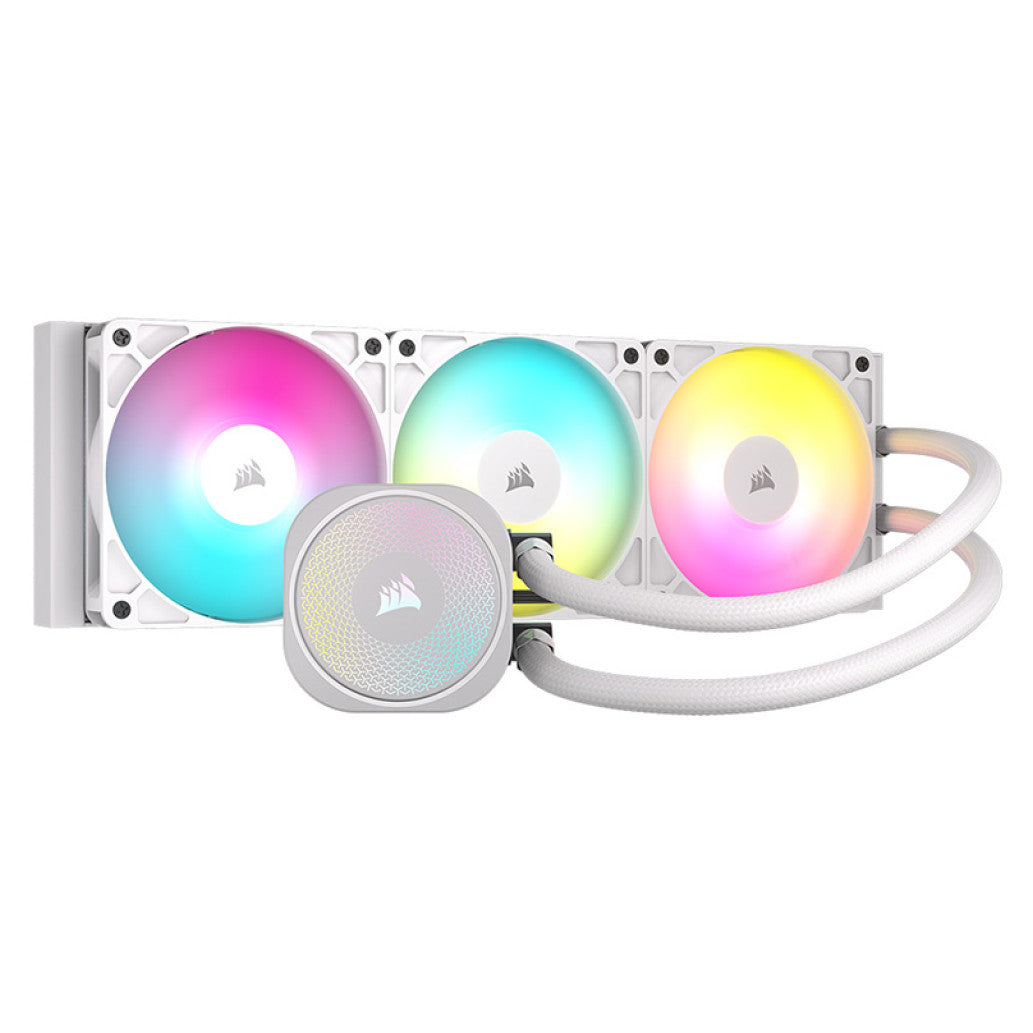 Vodno hlajenje Corsair Nautilus RS - 360mm ARGB bela (CW-9060095-WW)