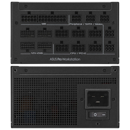 Napajalnik - 3000W Asus PRO WS 80Plus Platinum 94% ATX 3.1 (Gen5) Modular črna (90YE00Z0-B0EA00)