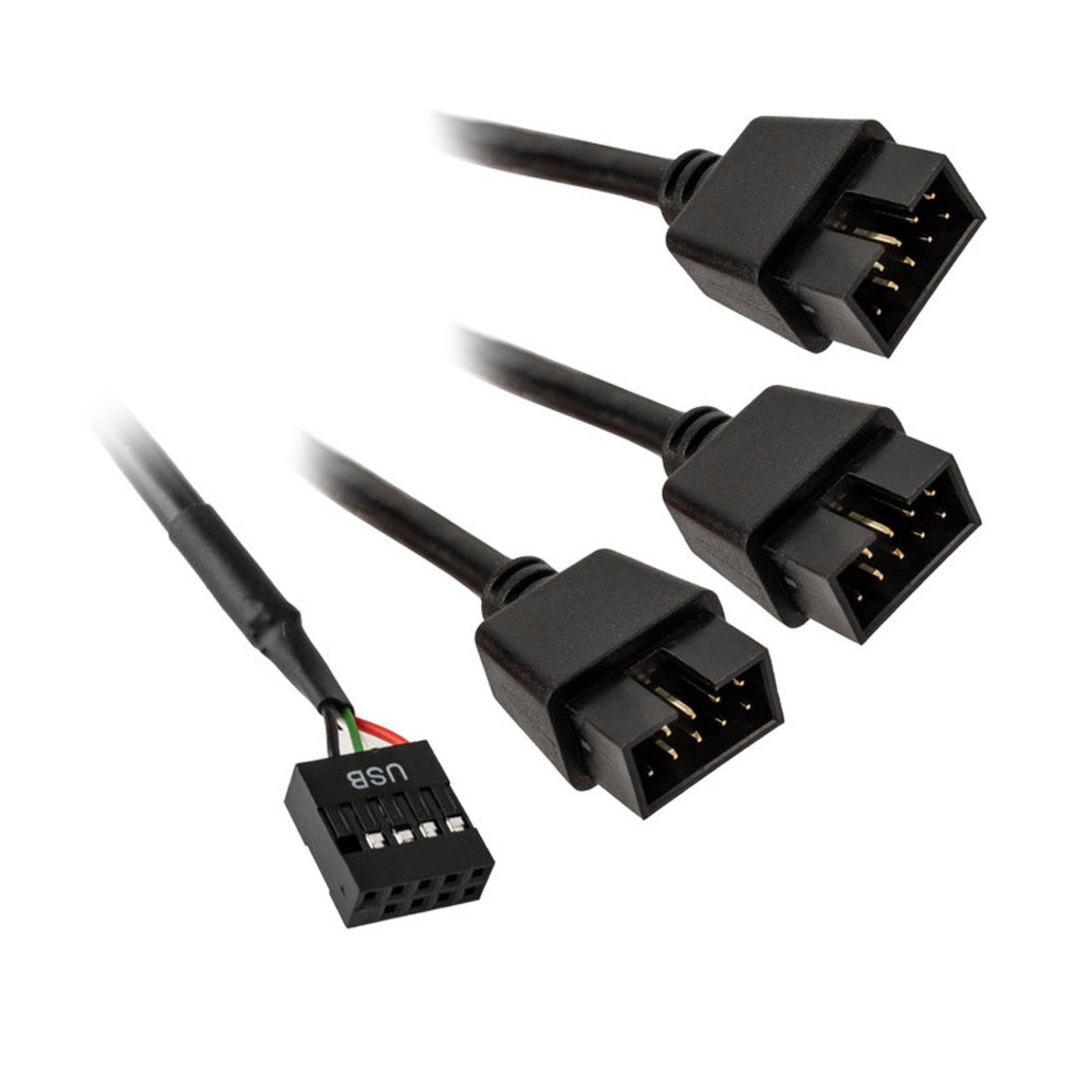 USB pretvornik Lian-Li PW-U2HB 1 USB na 3 USB črna
