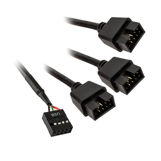 USB pretvornik Lian-Li PW-U2HB 1 USB na 3 USB črna