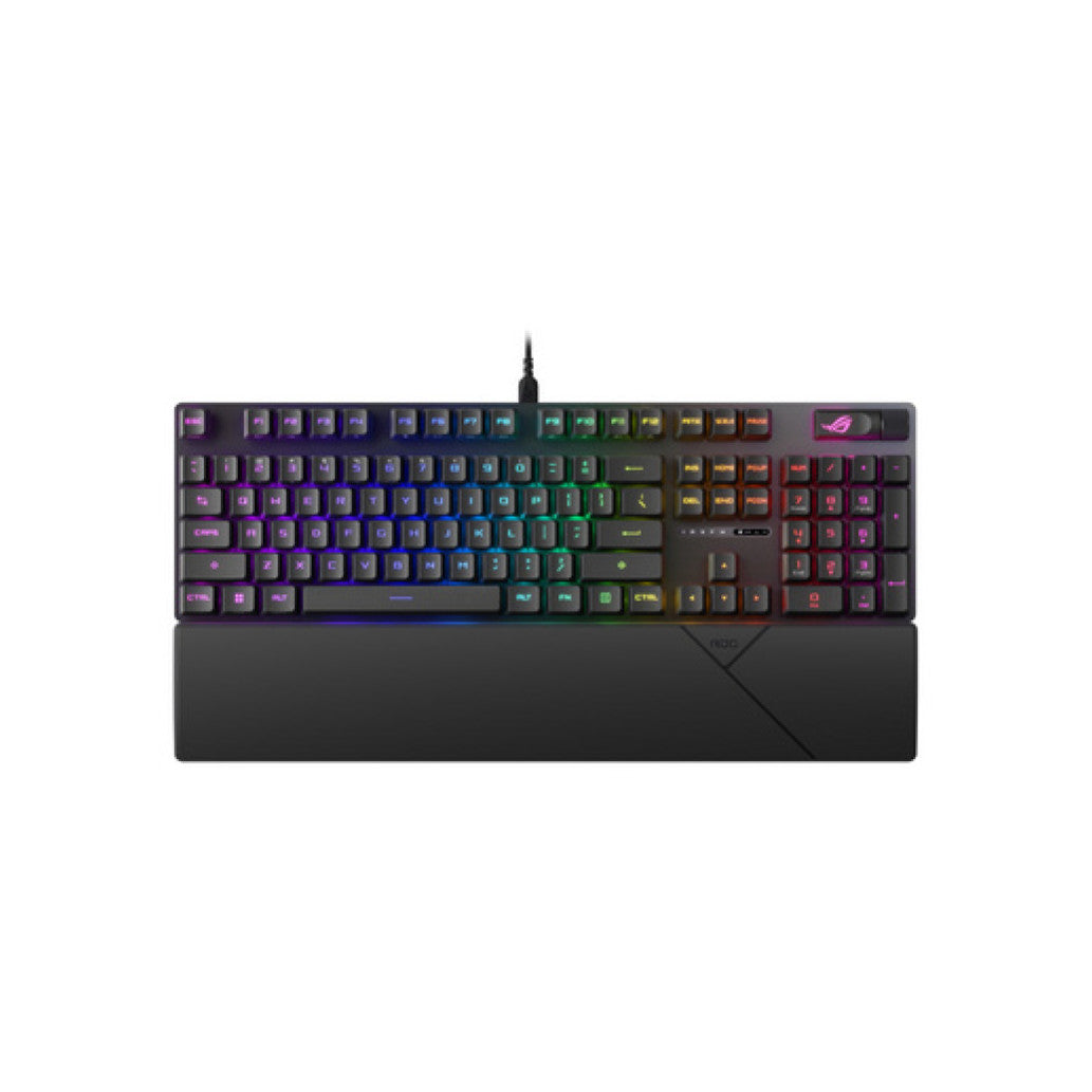 Gaming Tipkovnica Žična USB-C/A Asus ROG Strix Scope II RX UK | črna RGB (90MP0350-BKEA01)