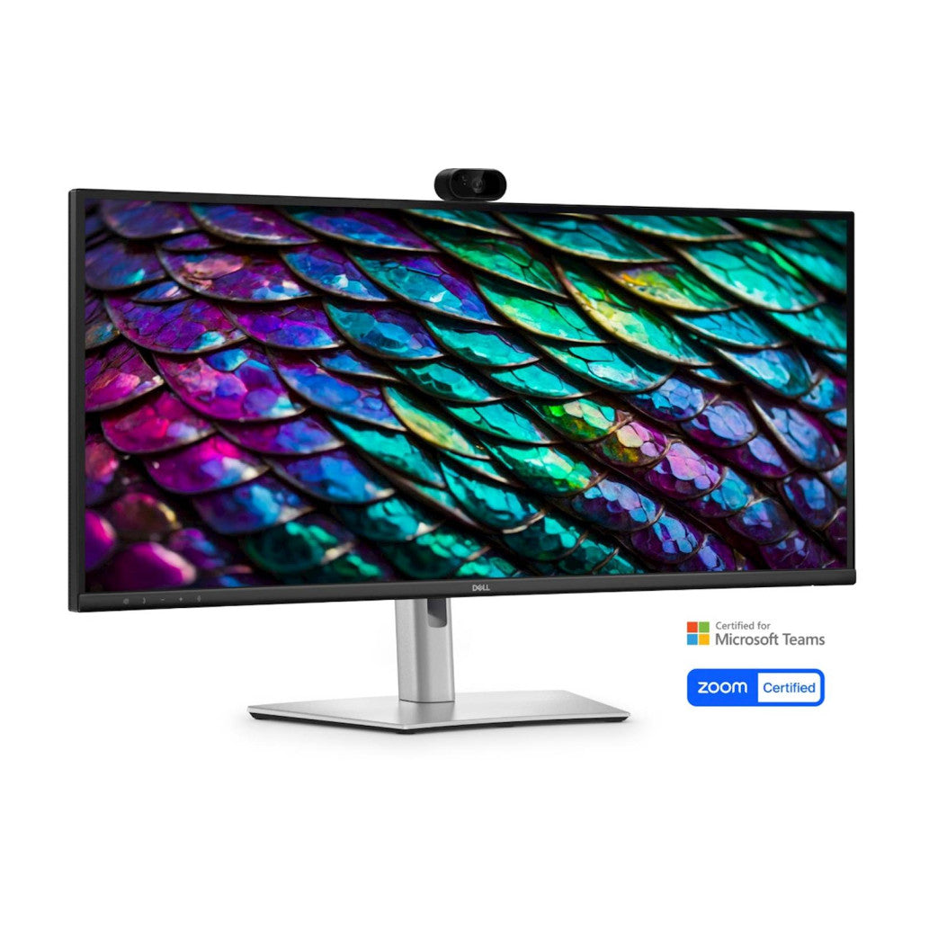 Monitor Dell 86,4 cm (34,0") P3426WEB 3440x1440 Curved konferenca 100Hz IPS 5,3ms HDMI DisplayPort USB-C 90W 2xUSB3.2 HAS Kamera Zvočniki 2x10W  sRGB99% PRO