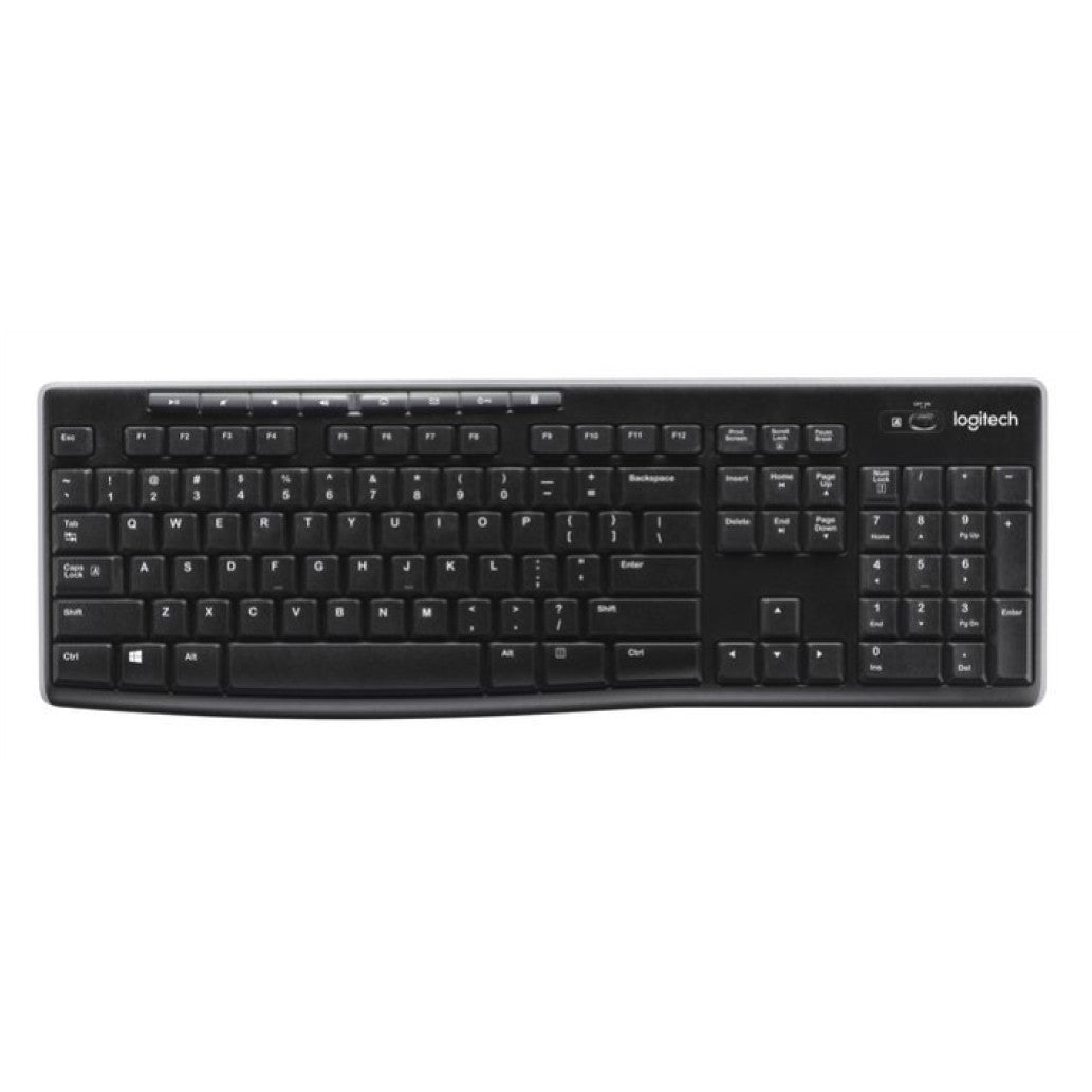Tipkovnica brezžična Logitech K270 DE | črna (920-003052)