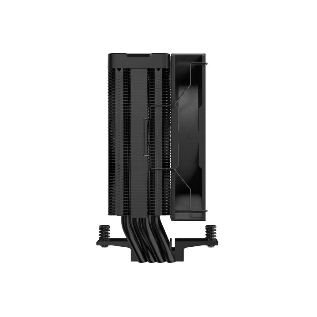 Zračni hladilnik DeepCool AG400 Digital - 120mm 31,6 dB 153mm ARGB črna (R-AG400-BKADMN-G-1)