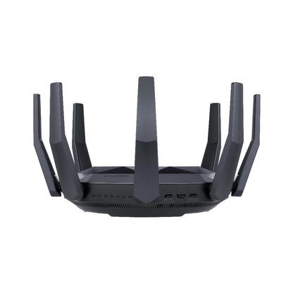 Usmerjevalnik brezžični Asus RT-AX89X WiFi6 802.11ax AX6000 4804Mbit/s MU-MIMO OFDMA MESH dualband 3G/4G USB dongle 8xLAN 1xLAN/WAN10GB 1xSFP+ (90IG04J1-BM3010)