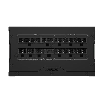 Napajalnik - 1000W GigaByte AE1000PM Aorus 80Plus Platinum 92% ATX 3.0 (Gen5) Modular 120mm črna (GP-AE1000PM PG5)