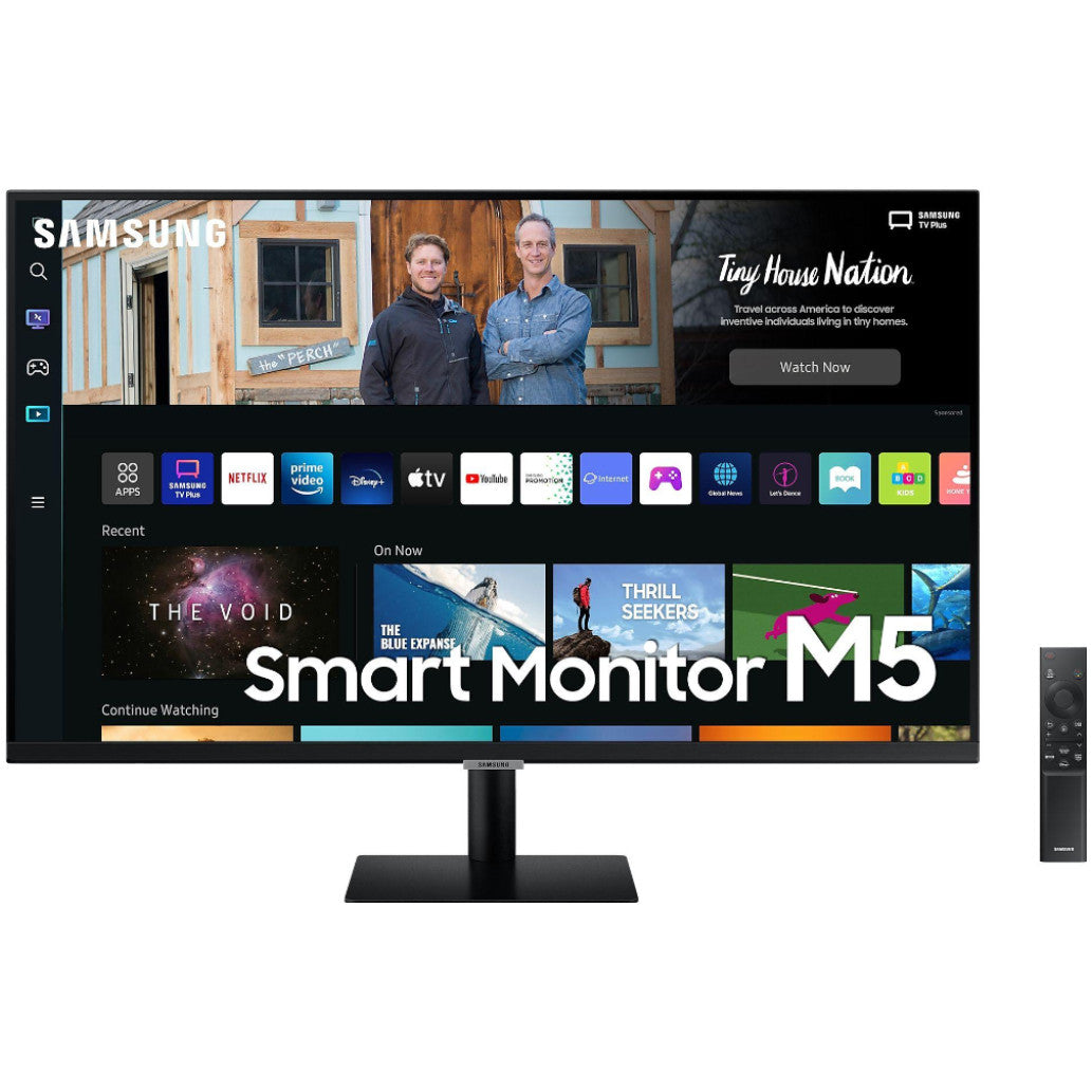 Monitor Samsung 68,6 cm (27,0") S27BM500EU 1920x1080 Smart TV Tizen VA 4ms 2xHDMI 2xUSB Zvočniki  BT WiFi HDR10 Smart M5 Daljinsko upravljanje