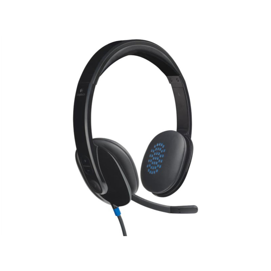 Slušalke Logitech USB H540 z mikrofonom - USB (981-000480)