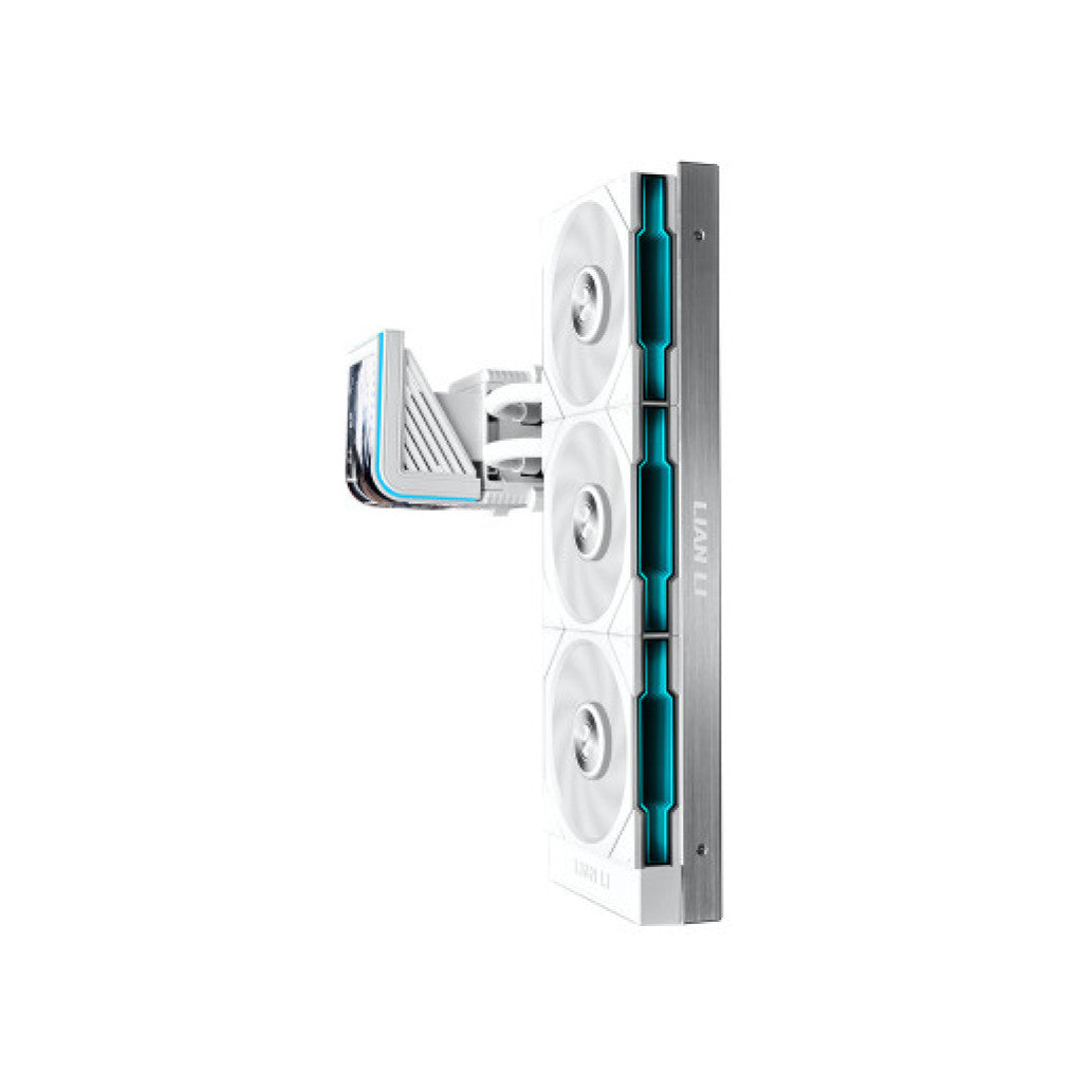 Vodno hlajenje Lian-Li HydroShift II OLED Curved 360 TL FLEX - 360mm RGB bela (GHS2OLDC36TW)