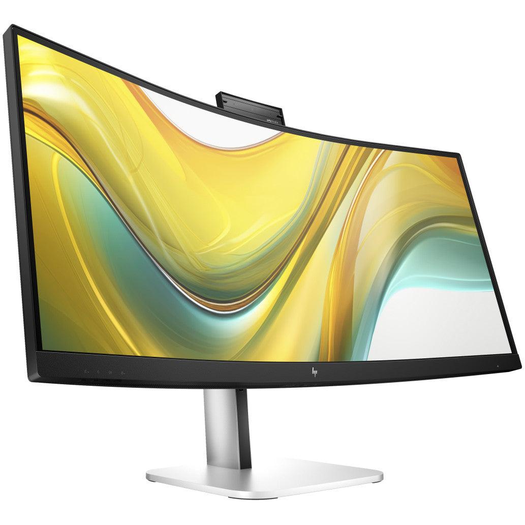 Monitor HP 86,4 cm (34,0") 534pm 3440x1440 Curved konferenca 100Hz VA 5ms HDMI DisplayPort USB-C 100W 3xUSB3.2 USB-C-Out HAS Kamera Zvočniki 4x3W  3H sRGB99% RJ45 S5 Pro