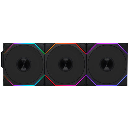 Ventilator Lian-Li UNI FAN TL Wireless 120mm črna ARGB (3 pack + kontroler)