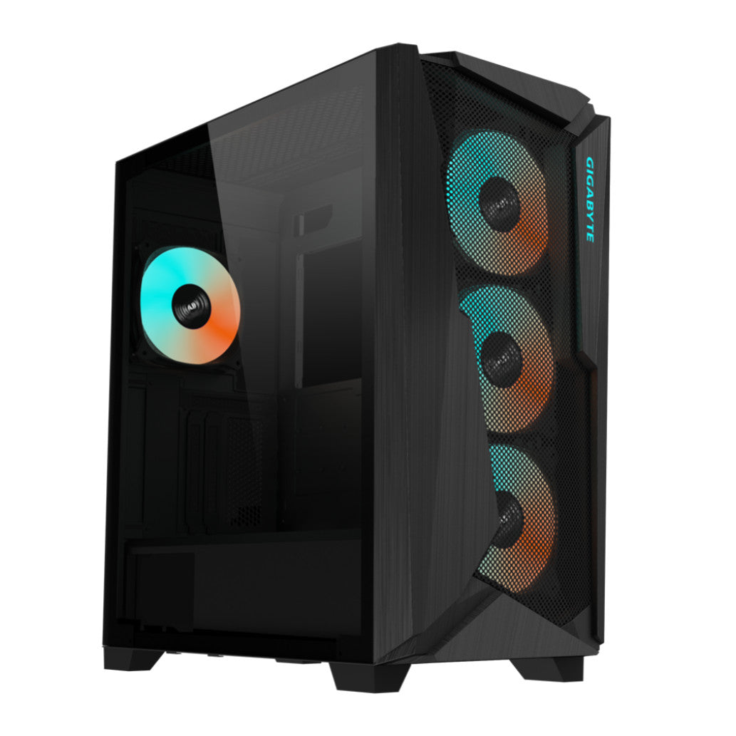 Ohišje GigaByte C301 GLASS V2 ATX - črna RGB