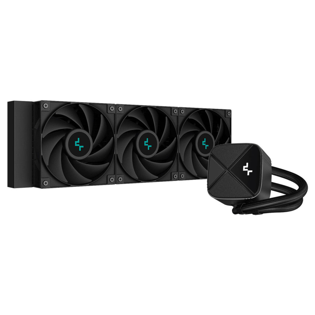 Vodno hlajenje DeepCool LS720S ZERO DARK - 360mm črna (32610254)