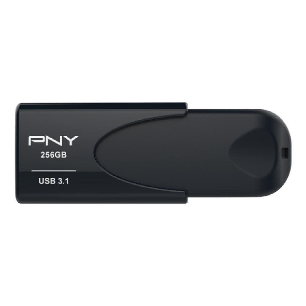 Spominski ključek 256GB USB3.1 PNY Attaché 80MB/s 20MB/s plastičen črn (FD256ATT431KK-EF)