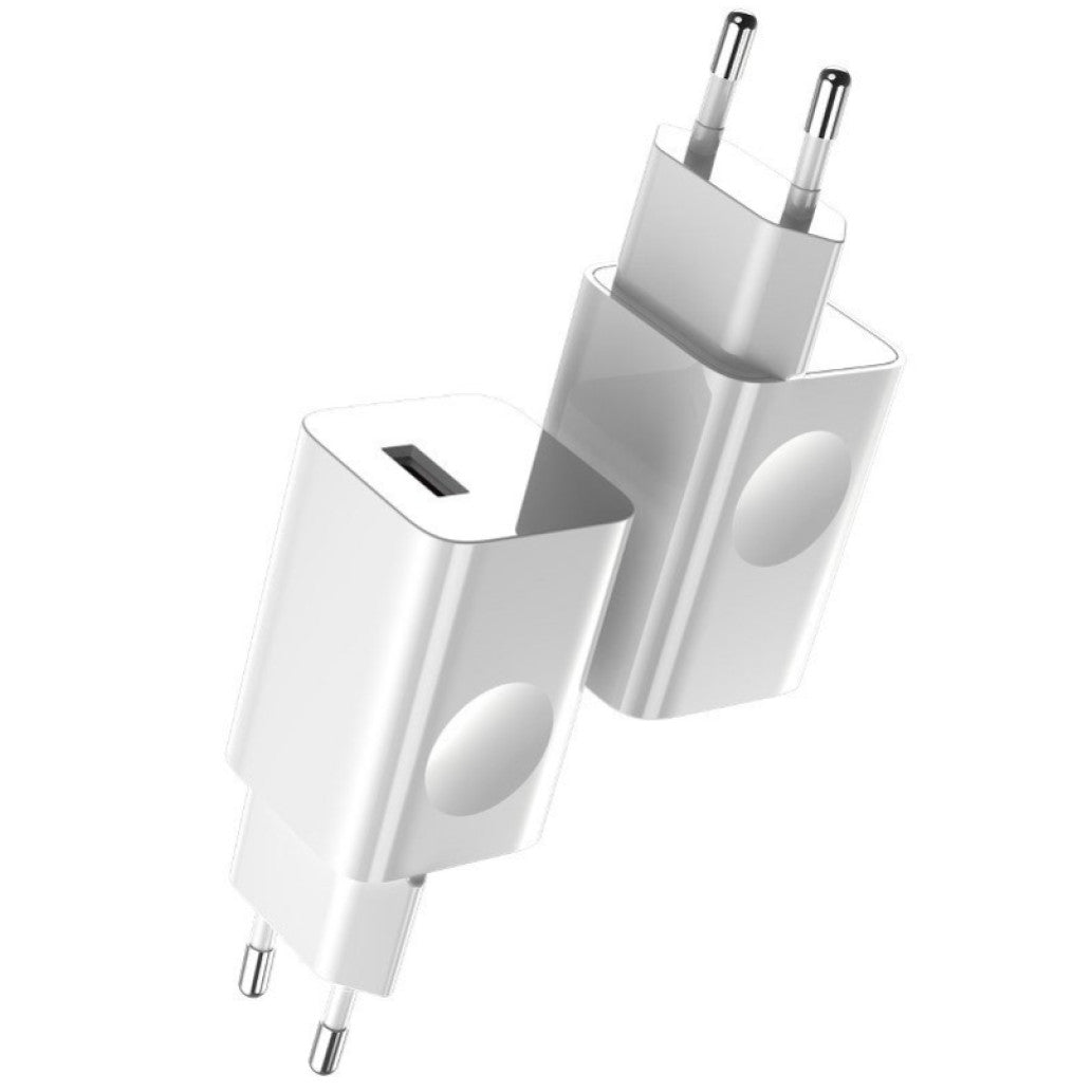 Hišni polnilec 100-240V => 1x USB-A (ž) 24W za mobilni telefon ali tablični računalnik Baseus QC3 - bel (CCALL-BX02)