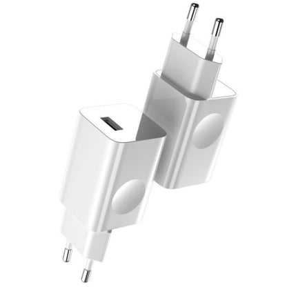 Hišni polnilec 100-240V => 1x USB-A (ž) 24W za mobilni telefon ali tablični računalnik Baseus QC3 - bel (CCALL-BX02)