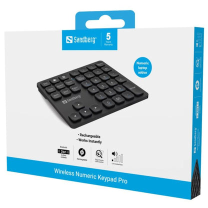 Tipkovnica brezžična numerična Sandberg Numeric Keypad Pro (630-09)