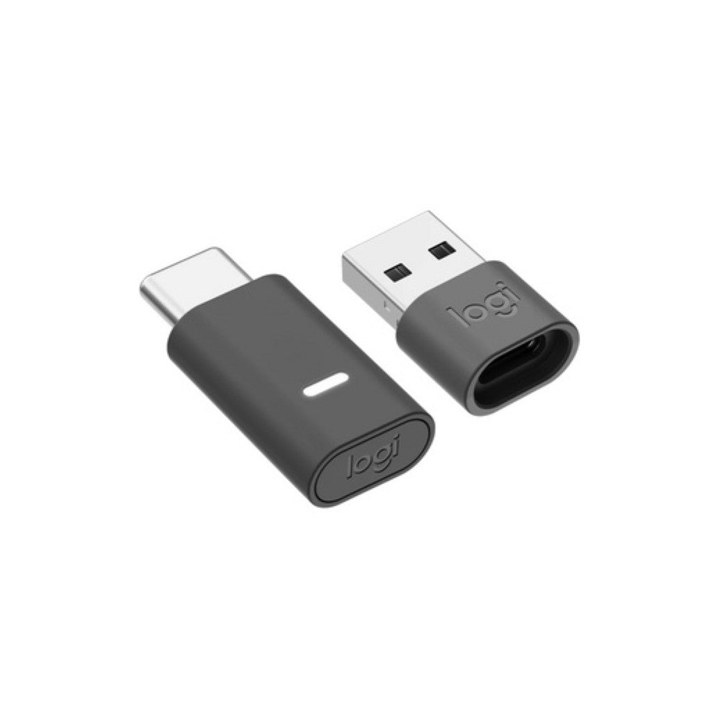Slušalke brezžične Logitech naglavne z mikrofonom BT USB sprejemnik - Zone 305 črne MS Teams certificirane (981-001451)