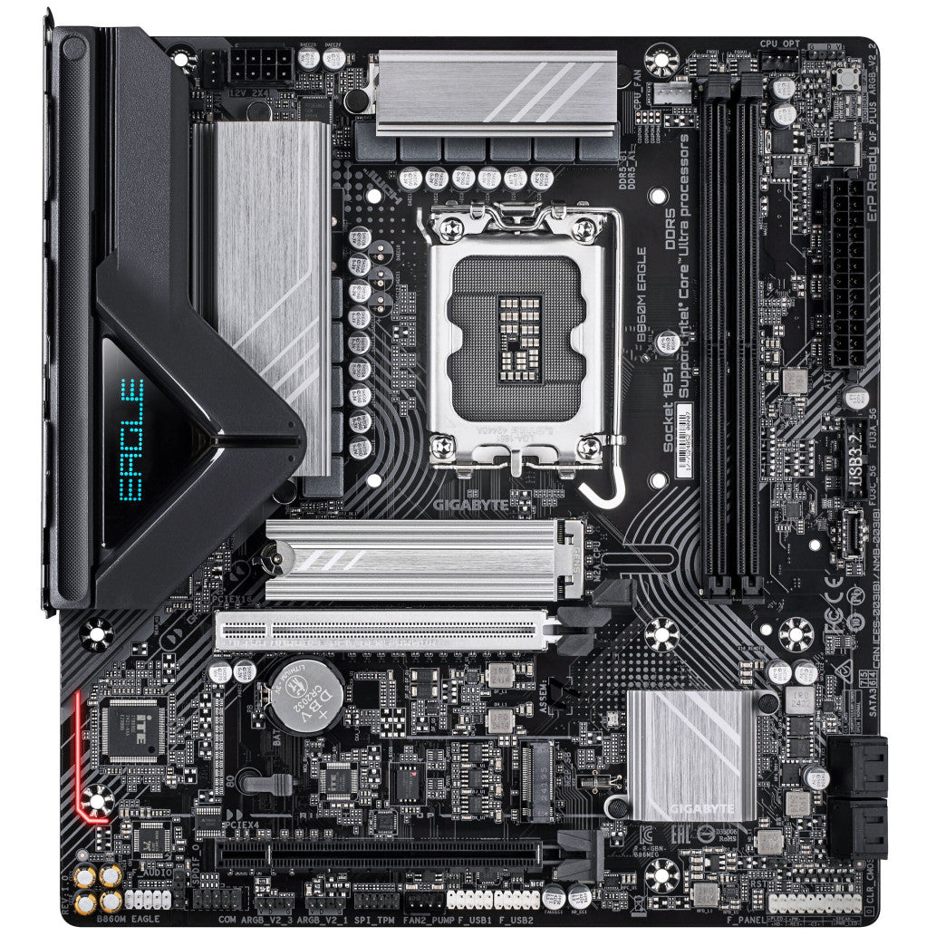 Osnovna plošča LGA1851 GigaByte B860M Eagle microATX 1xHDMI 2.1 1xDisplayPort 2.1