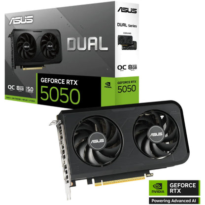 Grafična kartica nVidia RTX5050 Asus Dual OC Edition - 8GB GDDR6 (90YV0N72-M0NA00)