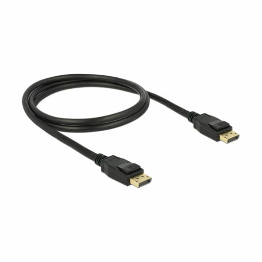 Kabel DisplayPort(m) => DisplayPort(m) 4K/60Hz 1,00m Delock črn (83805)