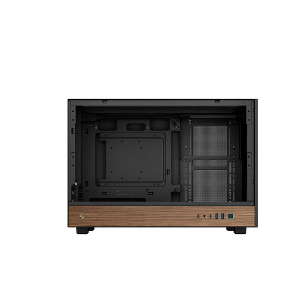 Ohišje Deepcool CH260 WOOD microATX - črna