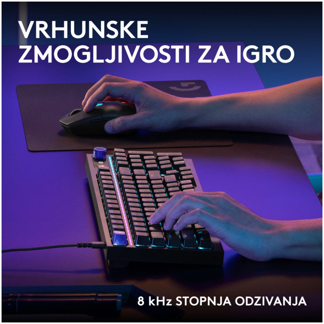 Gaming Tipkovnica Žična Logitech G316 X 98 | SLO gravura črna RGB (920-014201)