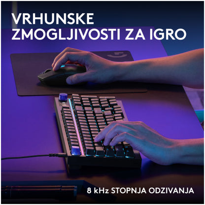 Gaming Tipkovnica Žična Logitech G316 X 98 | SLO gravura črna RGB (920-014201)