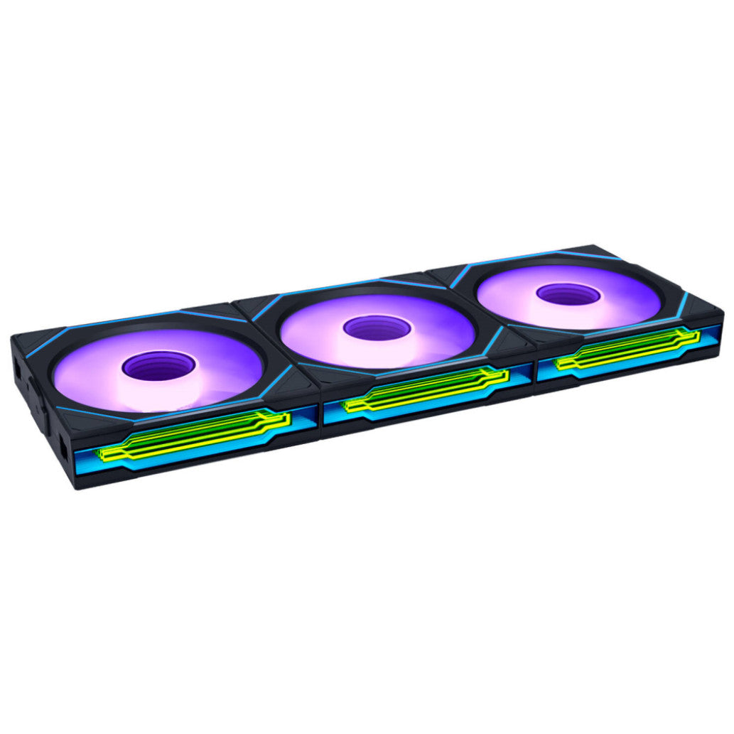 Ventilator Lian-Li UNI FAN SL-INF Wireless Reverse blade 120mm črna ARGB (3 pack + kontroler)