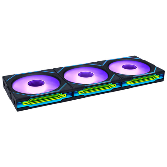 Ventilator Lian-Li UNI FAN SL-INF Wireless Reverse blade 120mm črna ARGB (3 pack + kontroler)