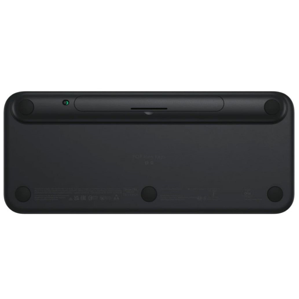 Tipkovnica brezžična + Bluetooth Logitech Pop Icon Keys US international | SLO gravura grafitna (920-013071)