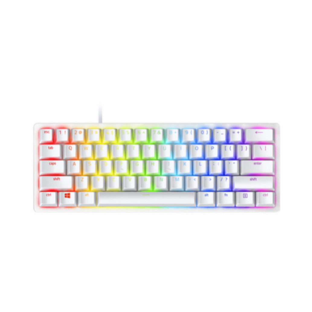 Tipkovnica Razer Huntsman Mini Mercury Clicky Optical Switch US SLO gravura