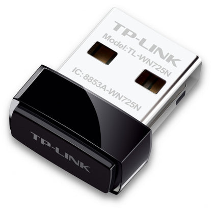 Brezžični mrežni adapter USB 2.0 TP-Link Nano WiFi4 802.11n N150 150Mbit/s Nano (TL-WN725N)