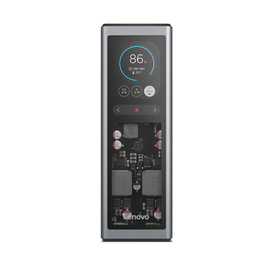 Prenosna baterija Lenovo Powerbank 140W 20000mAh 2xUSB-C 1xUSB-A črno/siva