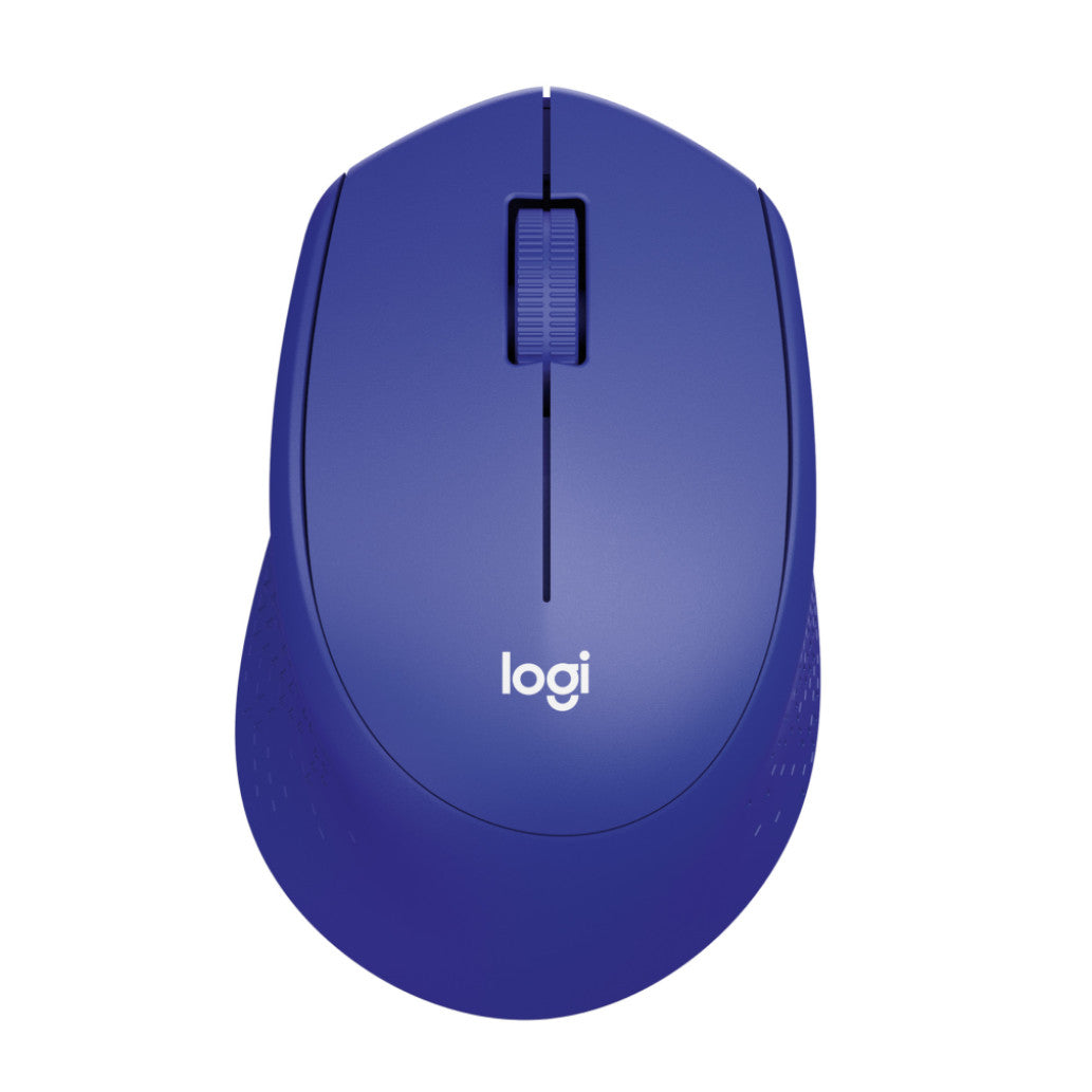 Miš Logitech brezžična optična M330 modra silent plus (910-004910)