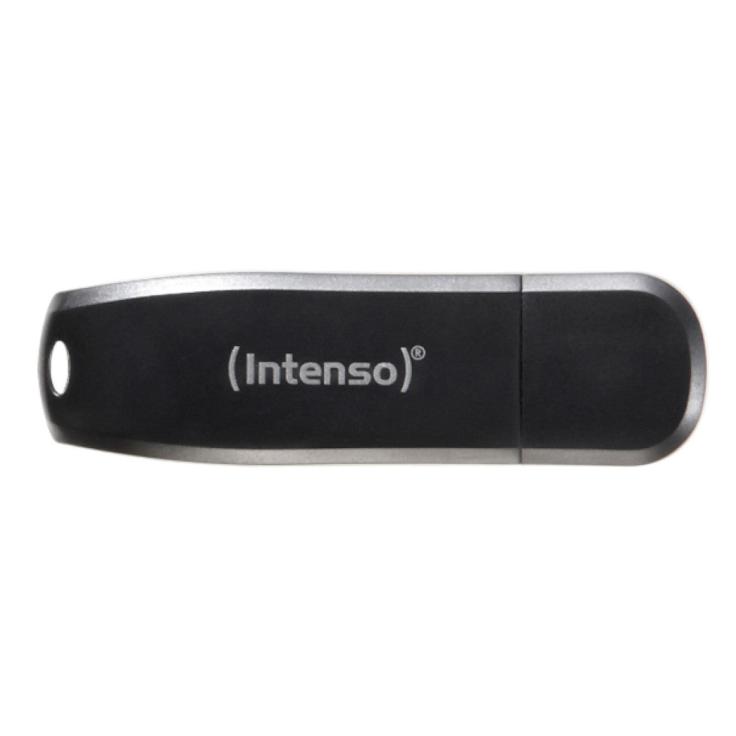 Spominski ključek 64GB USB 3.0 Intenso Speed Line 70MB/s - plastičen/s pokrovčkom/črn (3533490)