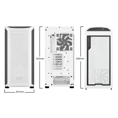 Ohišje Bequiet SHADOW BASE 800DX ATX - bela RGB