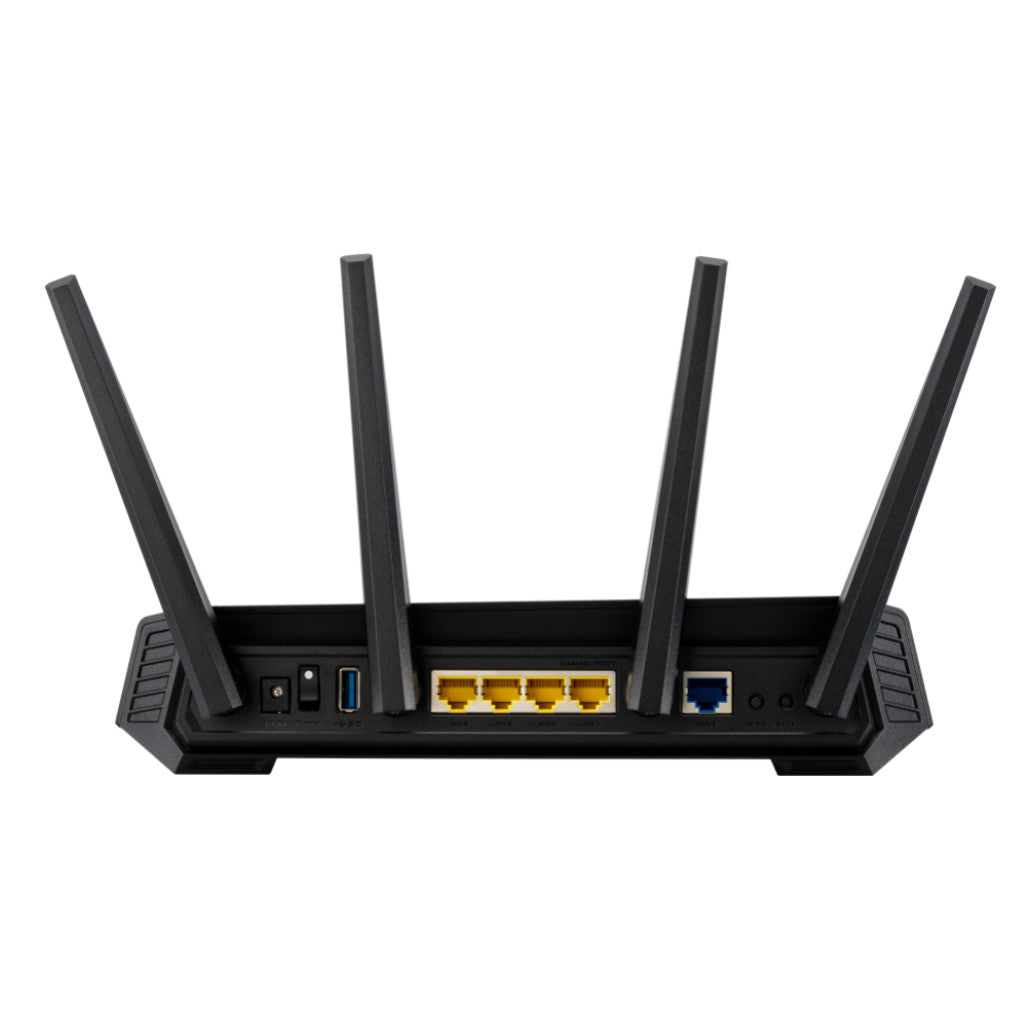 Usmerjevalnik brezžični Asus ROG Strix GS-AX5400 WiFi6 802.11ax AX5400 4804Mbit/s dualband MESH MU-MIMO OFDMA 4xLAN 4x antena (90IG06L0-MO3R10)