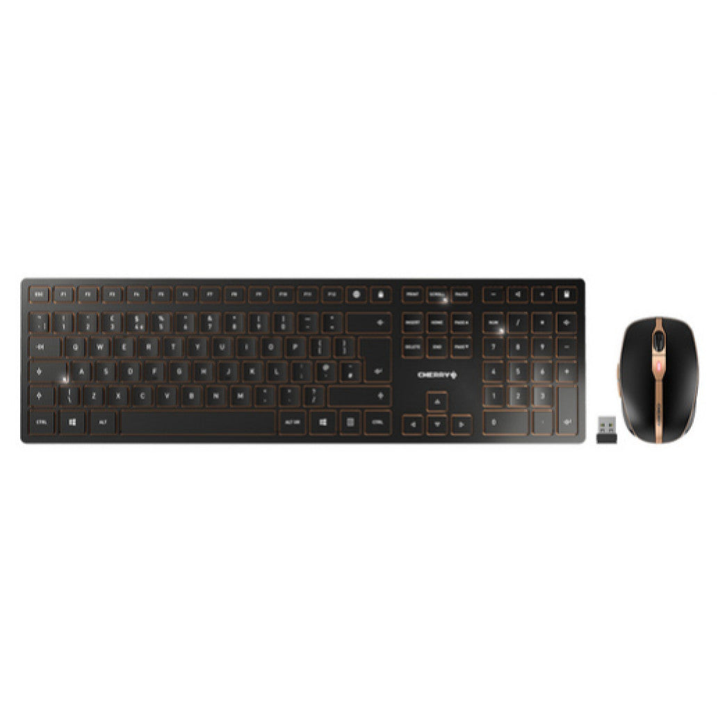 Tipkovnica in miš Cherry Bluetooth desktop DW 9100 SLIM UK črna SLO gravura (JD-9100GB-2)