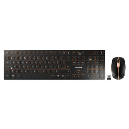 Tipkovnica in miš Cherry Bluetooth desktop DW 9100 SLIM UK črna SLO gravura (JD-9100GB-2)